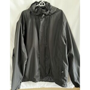 Eddie Bauer Waterproof Hooded Lined Rain Jacket